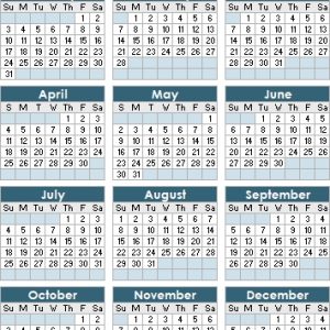 2021 Calendar Templates And Images