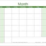 Blank Calendar Template - Free Printable Blank Calendars