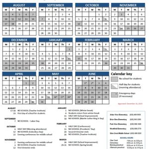 Board Of Education Approves 2020-21 School-Calendar Year