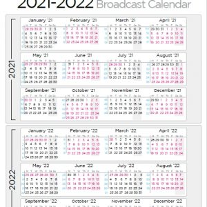 Broadcast Calendars | Rab