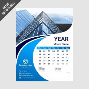 Calendar Design Template | Premium Vector