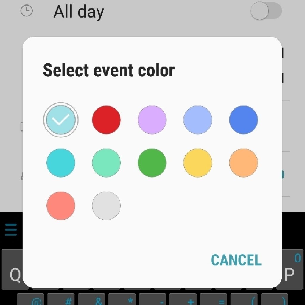 Can't We Change The Color Of Calendar Entries Any More