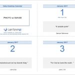 Daily Desktop Calendar Template For Excel