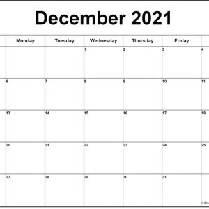 December 2021 Calendar | Free Printable Monthly Calendars