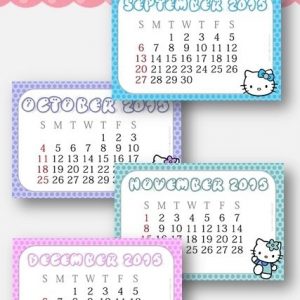 Free Printable Hello Kitty Calendars | Hello Kitty