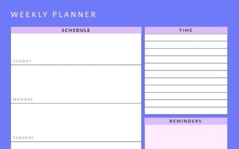 Free Scheduler Maker | Visme