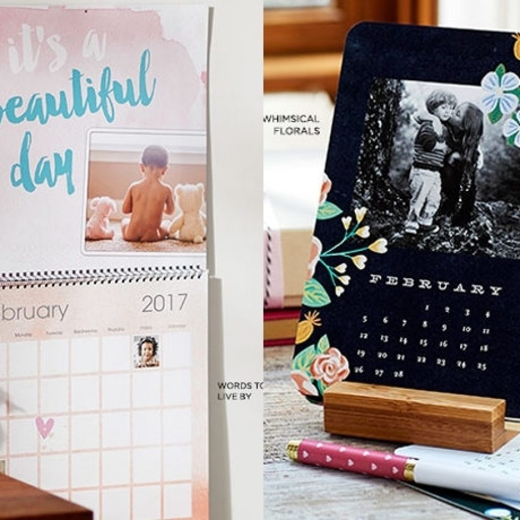 Free Wall Or Easel Calendar From Shutterfly (Just Pay