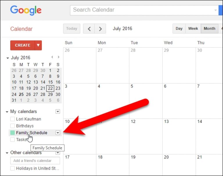 How To Share A Google Calendar With Other People