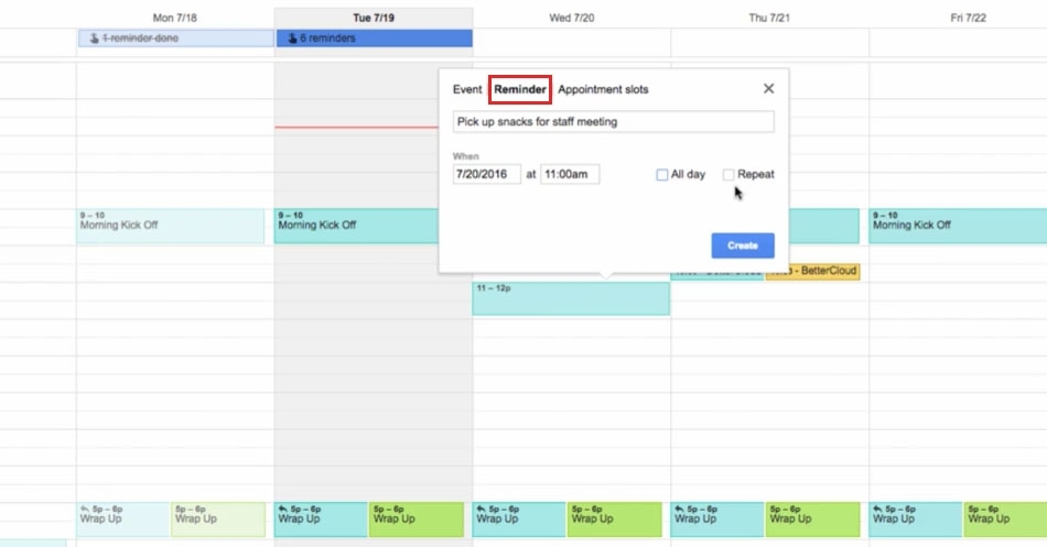 Manage Your To-Do Tasks With Reminders In Google Calendar