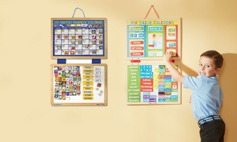 Melissa &amp; Doug My First Daily Or Monthly Magnetic Calendar