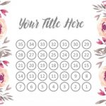 Printable Countdown Calendar | Countdown Calendar, Printable