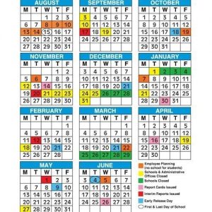 School Calendaar | School Calendar, Calendar Decal, Calendar