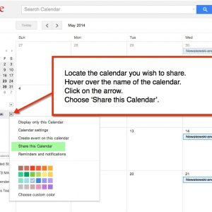 Sharing Your Google Calendar | Nowa Techie