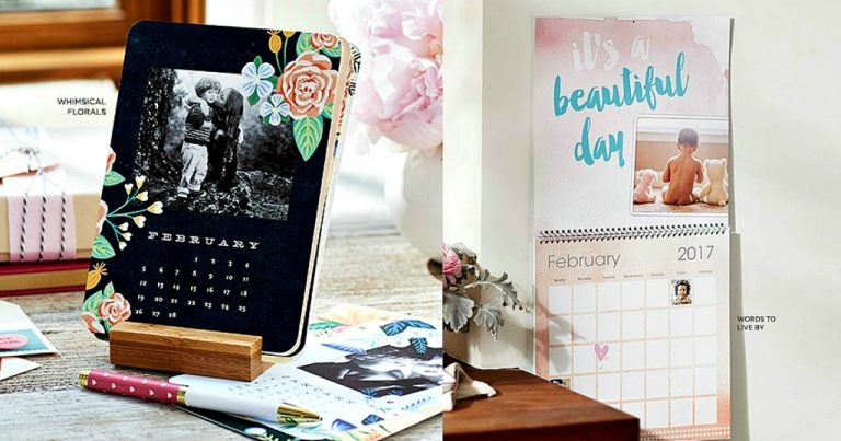 Shutterfly: Free Custom Easel Or Wall Photo Calendar (Just