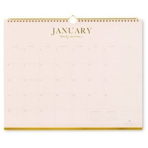 Sugar Paper® Wall Calendar, 2017 - Blush : Target | Wall