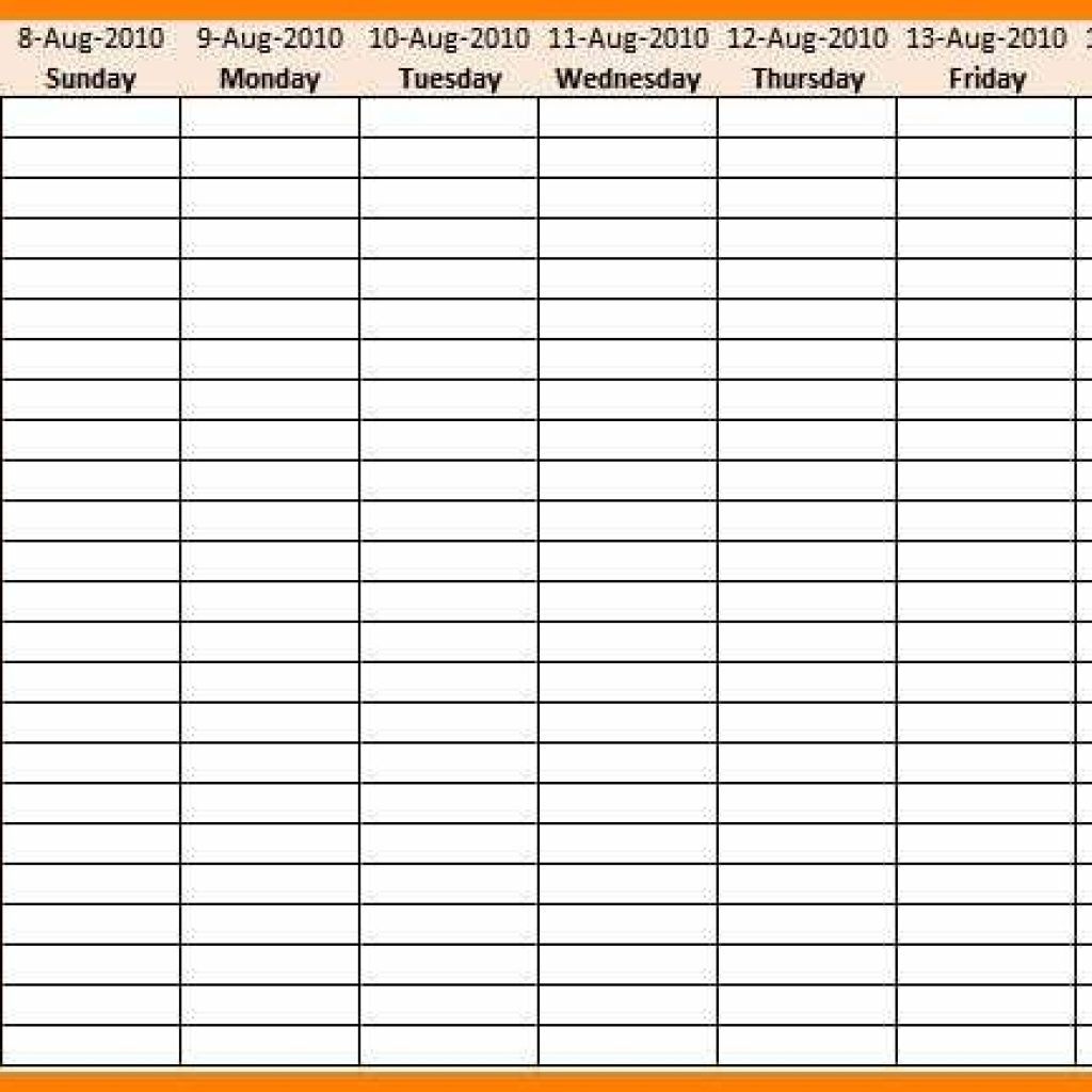 Weekly Calendar Schedule Maker – Printable Year Calendar