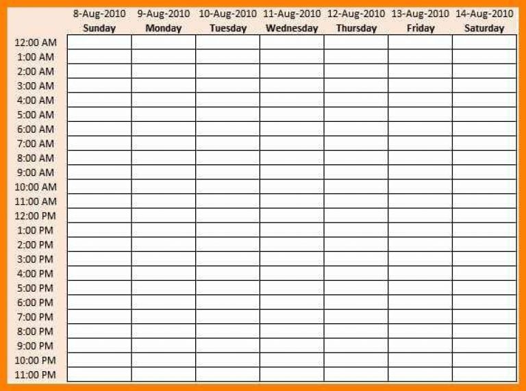 Weekly Calendar Schedule Maker – Printable Year Calendar