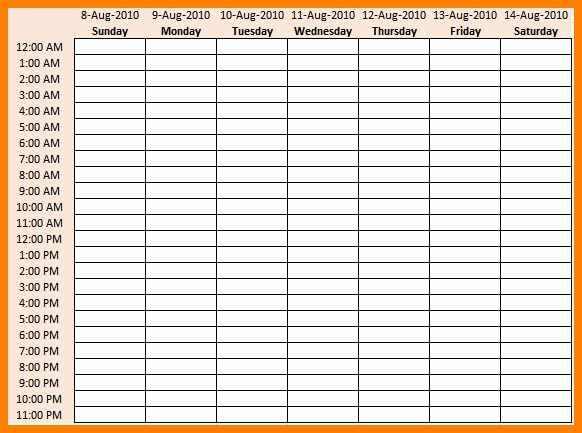 Weekly Calendar Schedule Maker – Printable Year Calendar