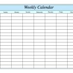 Weekly Calendar With Hours Printable | Weekly Planner