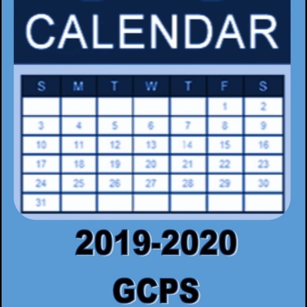 2019-2020 Gcps District School Calendars | Welcome To