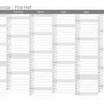 2020 Printable Calendar - Pdf Or Excel - Icalendars