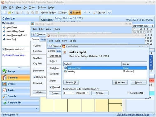 Efficient Calendar Free - Free Download And Software Reviews