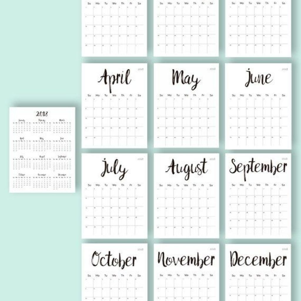 Printable Calendar 2020 2021 Desk Calendar Pdf Download