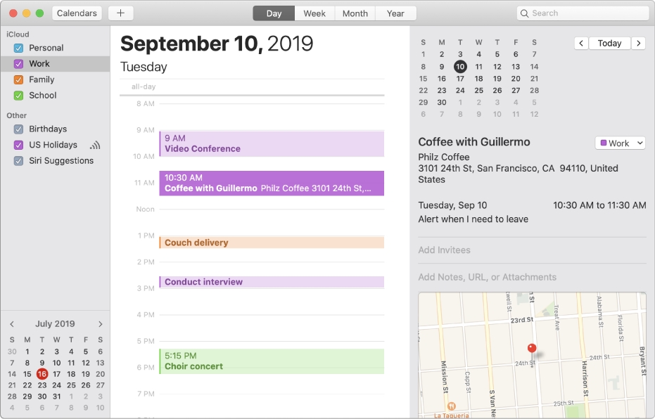 Calendar User Guide For Mac - Apple Support