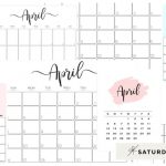 Cute (&amp; Free!) Printable April 2021 Calendar | Saturdaygift