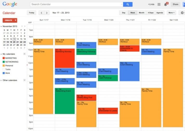 Use Multiple Google Calendars To Manage Your Business &amp; Life