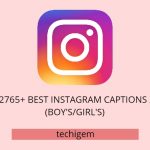 2765+ Best Instagram Captions September 2020 (Boys/girl's)