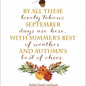 September Quote Free Printables - On Sutton Place