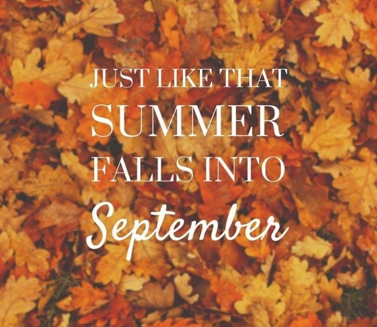 Summer Falls Into September Quotes | Fall Images, September