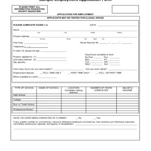 2020 Employee Application Form - Fillable, Printable Pdf