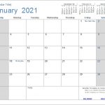 2021 Calendar Templates And Images