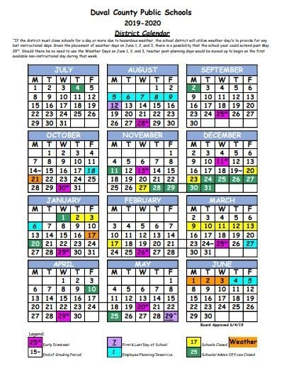 ✅Duval County School Calendar - You Calendars Https://www