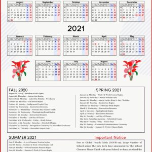 🥰nyc School Holidays Calendar 2020-2021🥰