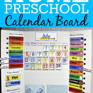 Home Preschool Calendar Board | From Abcs To Acts