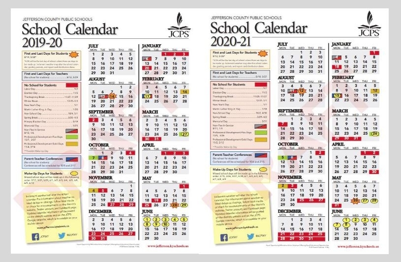 Jcps School Board Approves 2019-20 And 2020-21 Calendars | Jcps