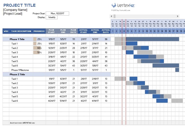 Project Planner Template