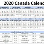 January 2021 Calendar Canada