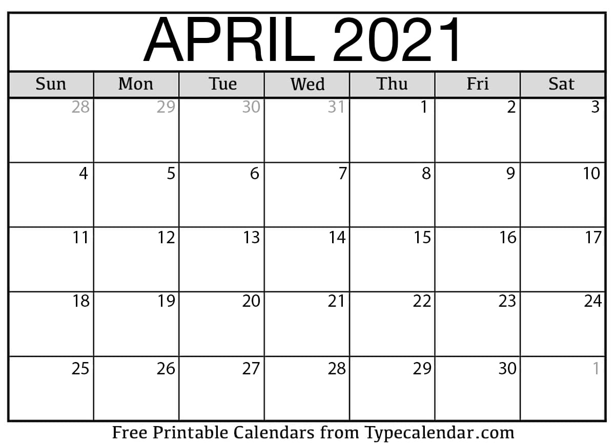 Printable-calendar-april-2021