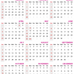 August 2021 Printable Calendar UK