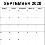 Printable Blank Calendar September 2021