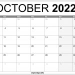 Free October 2021 Calendar Page