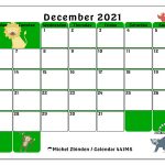 Dec 2021 Calendar Printable Template