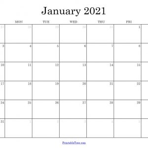 Free January 2022 Calendar Template | Qualads