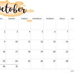 Free Printable October 2022 Calendar