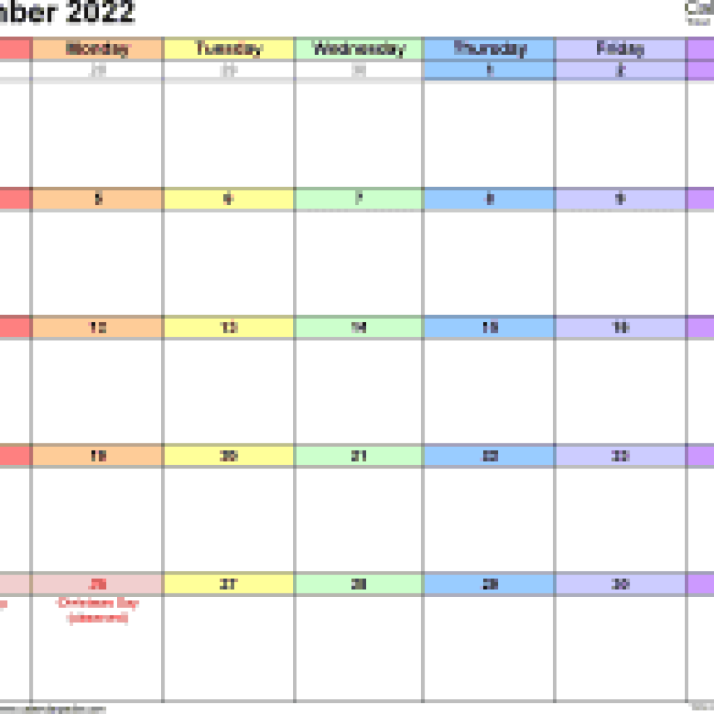 December 2022 Calendar Pdf Excel Word