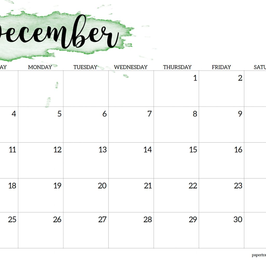 Desember 2022 Landscape Portrait Calendar Template